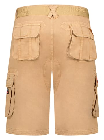 Geographical Norway Bermudy "Pionec" w kolorze beżowym