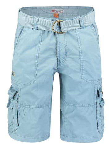Geographical Norway Cargobermudas "Perou" in Hellblau