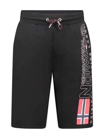 Geographical Norway Sweatbermuda "Pogo" zwart