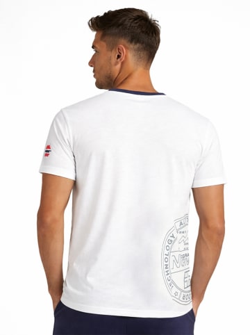 Geographical Norway Koszulka "J-Flag" w kolorze białym