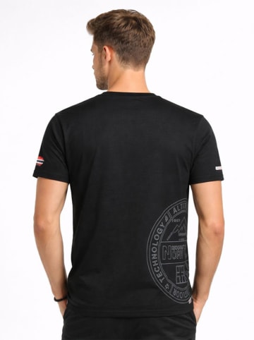 Geographical Norway Koszulka "J-Flag" w kolorze czarnym