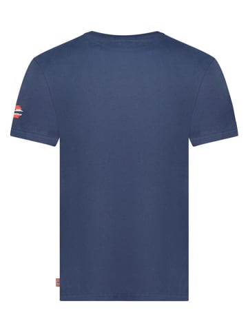 Geographical Norway Shirt "Vibe" donkerblauw