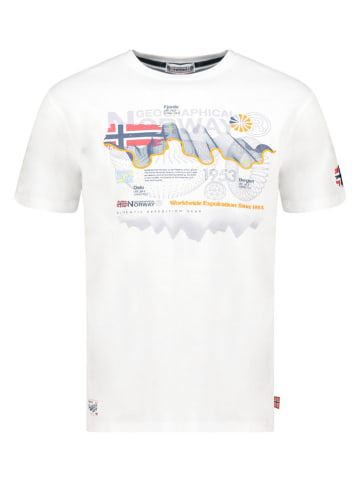 Geographical Norway Shirt "Vibe" in Weiß