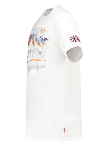 Geographical Norway Shirt "Vibe" in Weiß