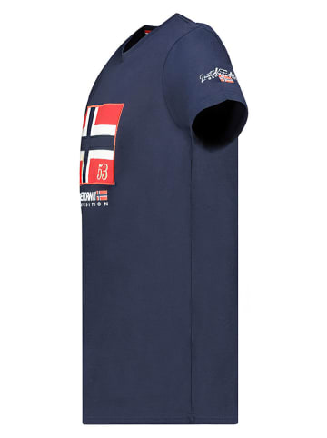 Geographical Norway Shirt "Newflag" in Dunkelblau