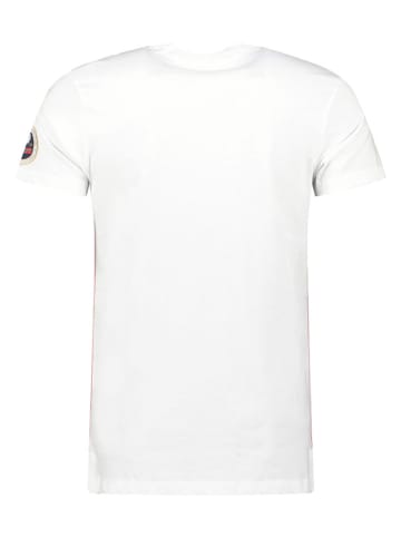 Geographical Norway Koszulka "Jelegant" w kolorze białym