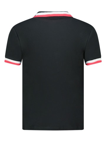 Geographical Norway Poloshirt "Krug" in Schwarz