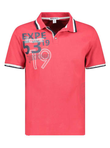 Geographical Norway Koszulka polo "Krug" w kolorze czerwonym