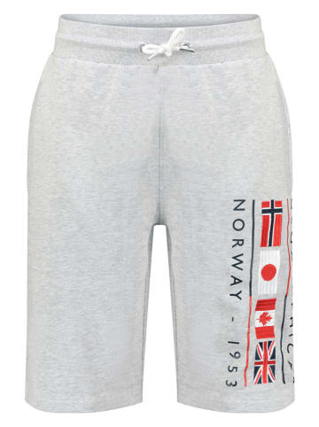 Geographical Norway Sweatbermudas "Paurant" in Grau