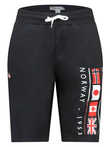 Geographical Norway Sweatbermuda "Paurant" zwart