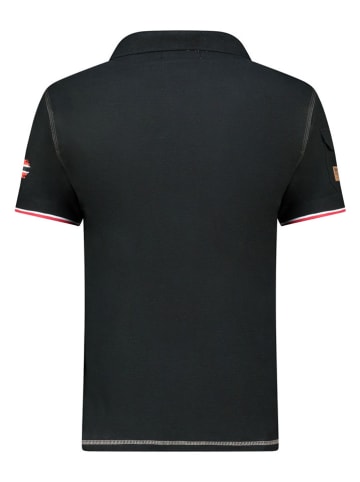 Geographical Norway Koszulka polo "Karadock" w kolorze czarnym