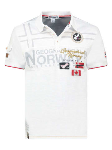 Geographical Norway Poloshirt "Karadock" in Weiß