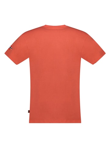 Geographical Norway Koszulka "J-Break" w kolorze ceglanym