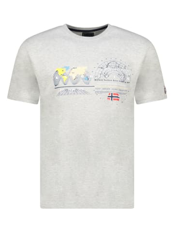 Geographical Norway Shirt "Jelsea" in Grau