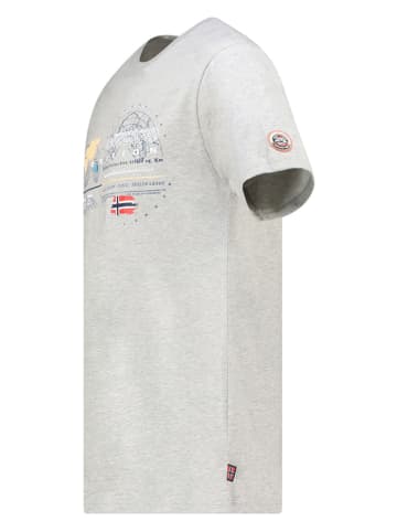 Geographical Norway Shirt "Jelsea" in Grau