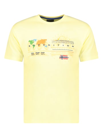 Geographical Norway Shirt "Jelsea" in Gelb