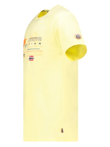 Geographical Norway Shirt "Jelsea" in Gelb