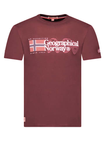 Geographical Norway Shirt "Jaramont" bordeaux