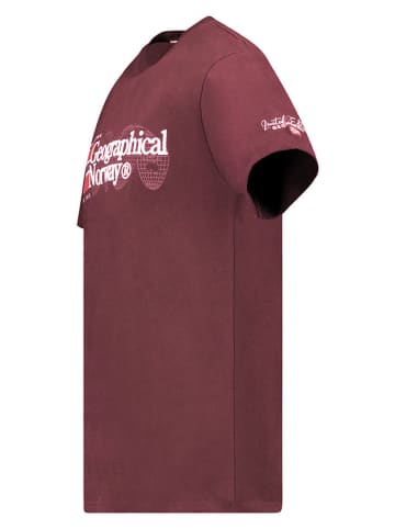 Geographical Norway Shirt "Jaramont" in Bordeaux