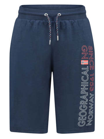 Geographical Norway Sweatbermuda "Ponakry" donkerblauw
