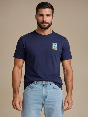 Geographical Norway Shirt "Jimoncello" in Dunkelblau