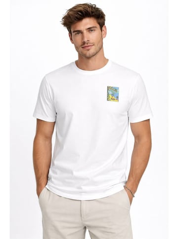 Geographical Norway Shirt "Jimoncello" in Weiß