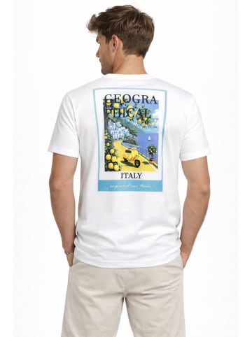 Geographical Norway Shirt "Jimoncello" in Weiß