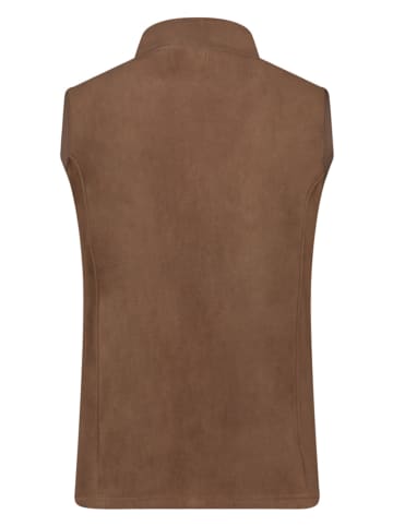 Geographical Norway Kamizelka polarowa "Vug" w kolorze jasnobrązowym