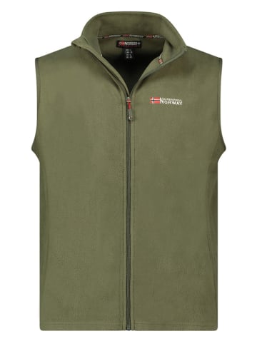 Geographical Norway Kamizelka polarowa "Vug" w kolorze khaki