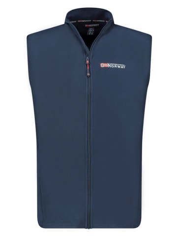 Geographical Norway Kamizelka polarowa "Vug" w kolorze granatowym