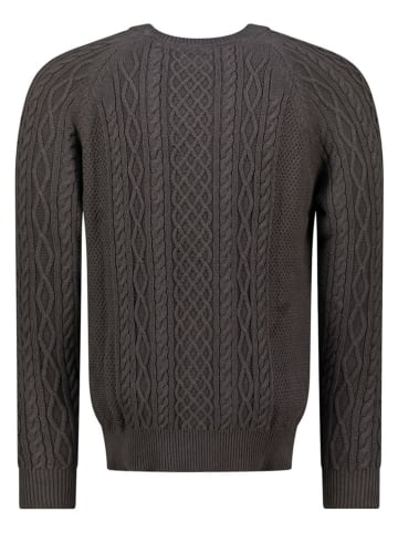 Geographical Norway Sweter "Fresh" w kolorze antracytowym