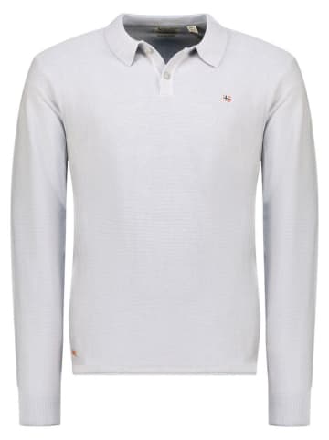 Geographical Norway Sweter "Fiji" w kolorze jasnoszarym