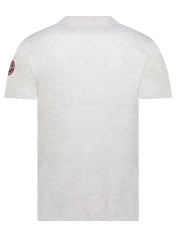 Geographical Norway Koszulka polo "Kancre" w kolorze szarym