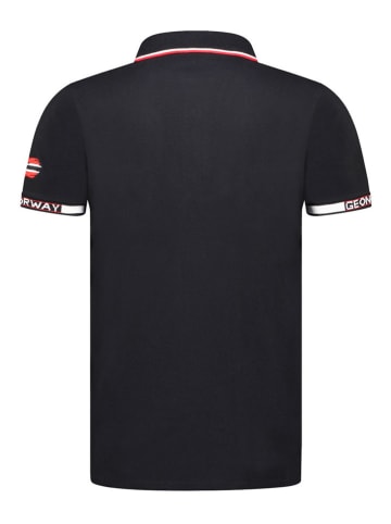 Geographical Norway Koszulka polo "Kauge" w kolorze czarnym