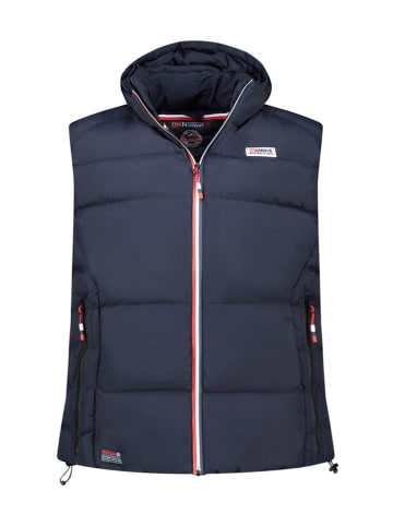 Geographical Norway Doorgestikte bodywarmer "Vito" donkerblauw