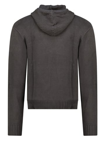Geographical Norway Sweter "Flicker" w kolorze antracytowym