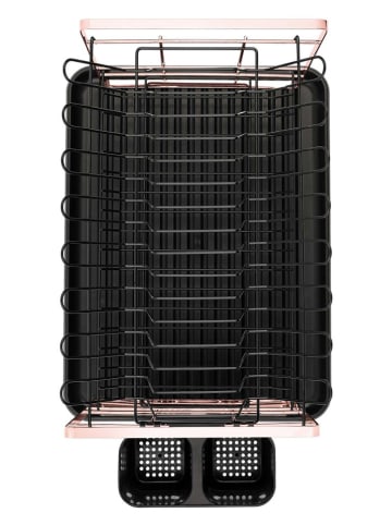 Berlinger Haus Abtropfgestell in Schwarz/ Roségold - (B)32 x (H)48 x (T)29 cm