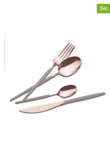 Berlinger Haus 24-częściowy zestaw sztućców w kolorze różowozłotym