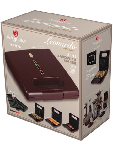 Berlinger Haus 3in1-Sandwichmaker in Bordeaux
