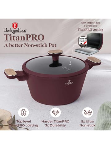 Berlinger Haus 10-częściowy zestaw "Leonardo Nordic Collection" w kolorze bordowym