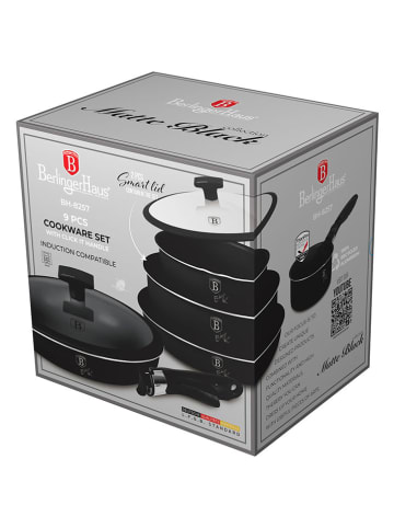 Berlinger Haus 9-delige kookgereiset "Matte Black Collection" zwart