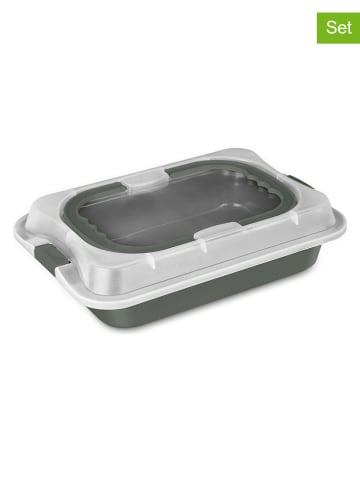 Berlinger Haus 2-częściowy zestaw w kolorze zielonym - 36,5 x 24,5 cm