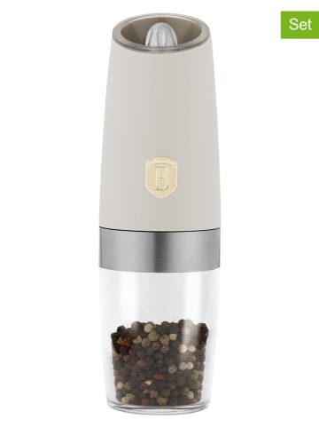 Berlinger Haus 2-delige set: zout- en peperstrooier ''Gravity - Sahara Collection'' crème