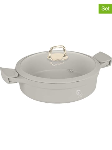 Berlinger Haus 2-delige set: pan met deksel "Sahara Collection" beige - Ø 28 cm