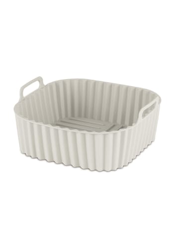 Berlinger Haus Silikonowy kosz w kolorze kremowym do frytkownicy beztłuszczowej - 21 x 21 cm