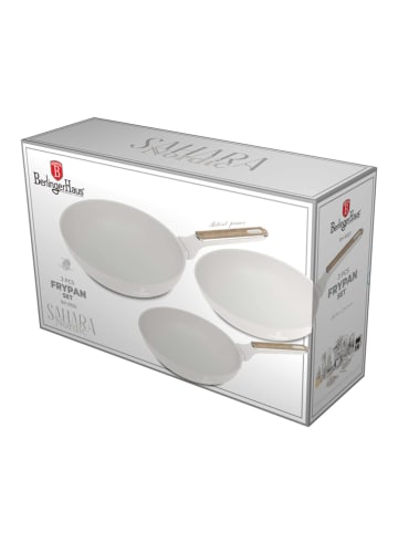 Berlinger Haus 3er-Set: Bratpfannen ''Sahara Nordic Collection'' in Creme