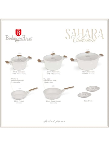 Berlinger Haus 10-delige kookgereiset "Sahara Nordic Collection" crème