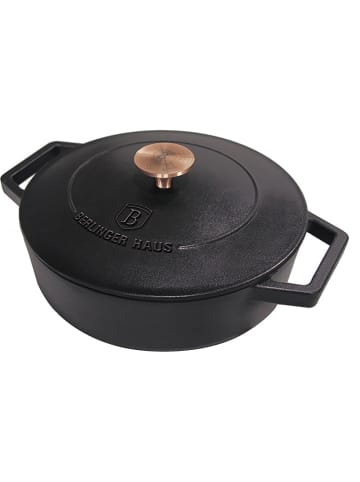 Berlinger Haus 2-delige set: serveerpan zwart - Ø 30 cm