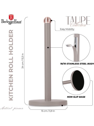 Berlinger Haus Küchenrollenhalter in Hellbraun