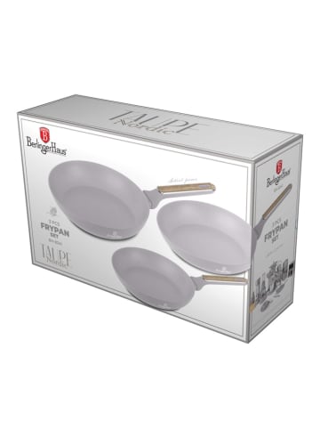 Berlinger Haus 3-delige set: braadpannen ''Taupe Nordic Collection'' beige
